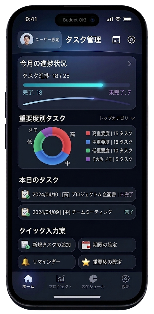 タスク管理アプリ